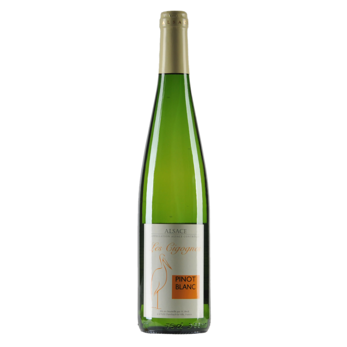 Domaine Hubert Beck, Alsace AC Pinot Blanc Cigognes 2023 luxury grapes