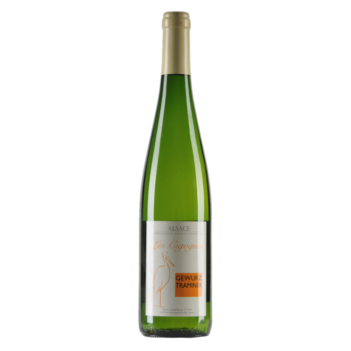 Domaine Hubert Beck, Alsace AC Gewurztraminer Cigognes 2021 luxury grapes