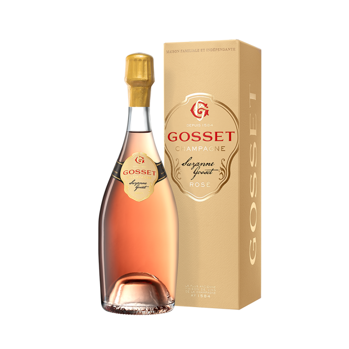 Champagne Gosset, Champagne AC Cuvée Suzanne Gosset, Rosé in giftbox
luxury grapes utrecht