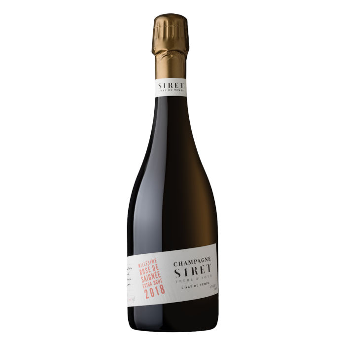 Champagne Siret, Champagne AC Rosé de Saignée Extra Brut 2018 luxuygrapes utrecht