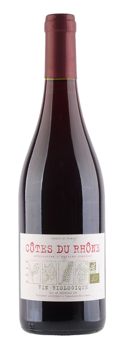 Vignerons Ardéchois Côtes du Rhône 2020 BIO - Luxury Grapes
