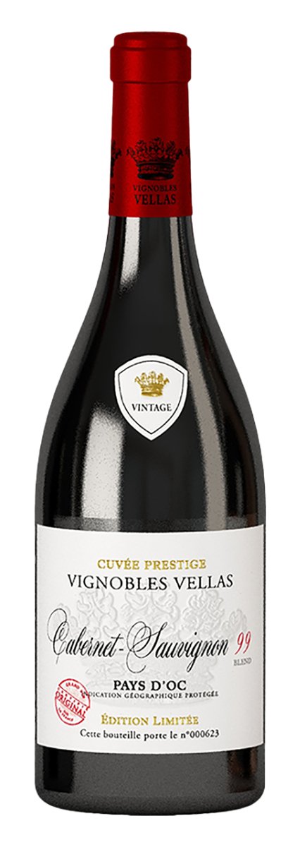 Vignobles Vellas Cuvée Prestige 99 Blend Édition Limitée Cabernet Sauvignon 2023 - Luxury Grapes utrecht