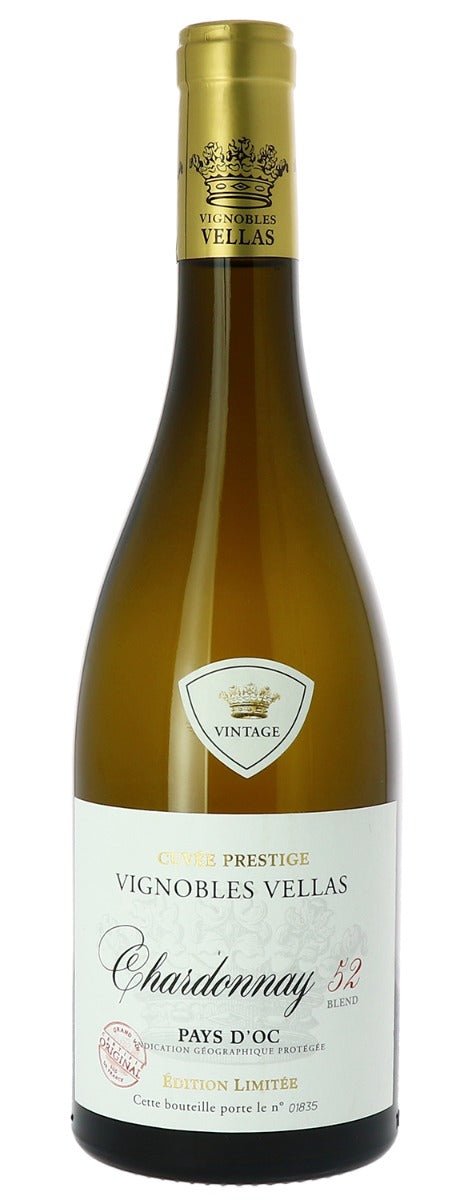 Vignobles Vellas Cuvée Prestige Édition Limitée Chardonnay 52 Blend 2024 - Luxury Grapes
