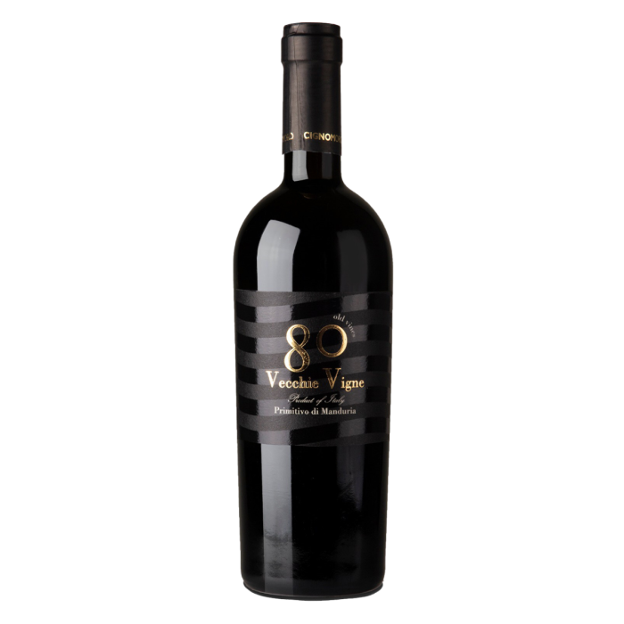 Cignomoro, Primitivo di Manduria DOP 80 Vecchie Vigne Primitivo luxurygrapes utrecht max