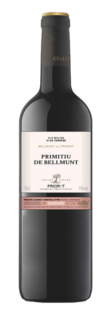 Bartolomé Vernet Primitiu de Bellmunt Priorat 2019 - Luxury Grapes