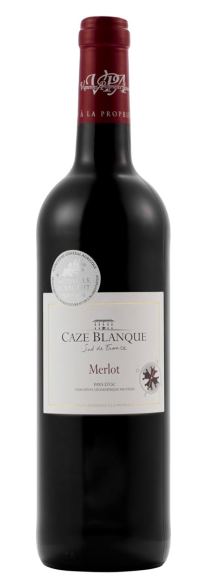 Caze Blanque Merlot Pays d'Oc 2020 - Luxury Grapes