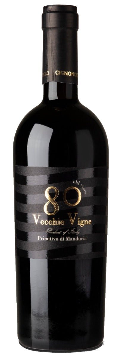 Cignomoro 80 Vecchie Vigne Primitivo di Manduria Old Vines 2021 Magnum 1.5L - Luxury Grapes