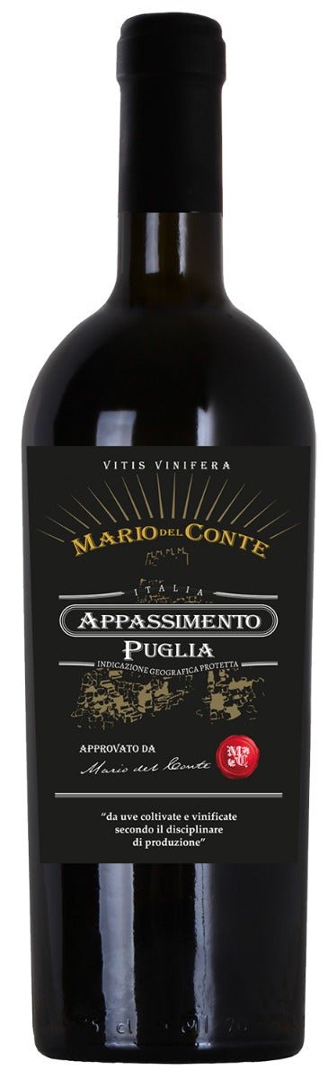 Mario del Conte Appassimento Rosso 2021 - Luxury Grapes