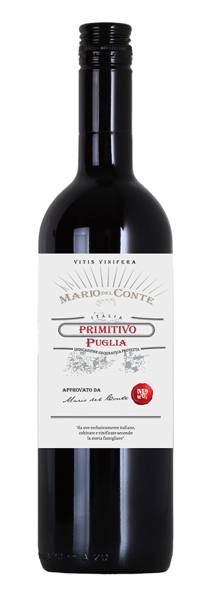 Mario del Conte Primitivo 2021 - Luxury Grapes