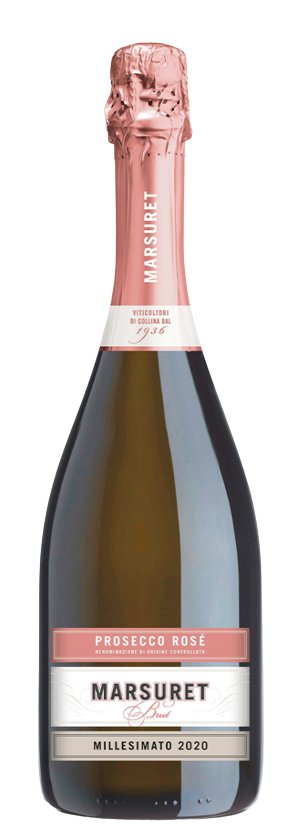 Marsuret Prosecco Rosé Brut - Luxury Grapes